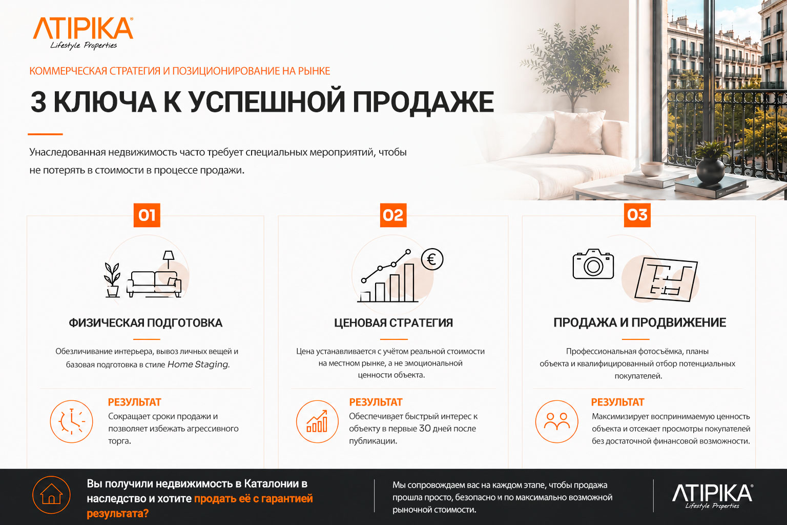 Как продать унаследованную квартиру или дом в Каталонии: процедуры и налоги.