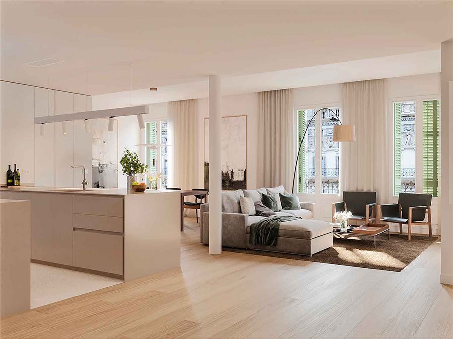 Qu&eacute; buscan las familias al comprar una vivienda en Barcelona