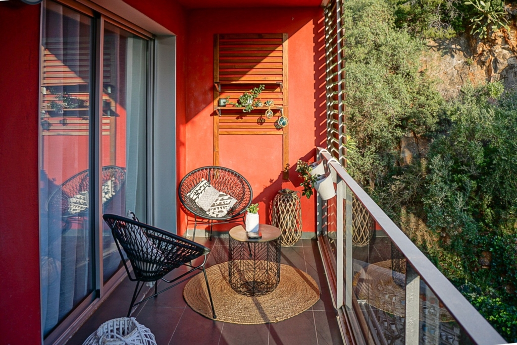 Terrassa amb vistes a la zona comunitària